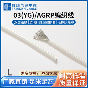 Shengpai Silicone Glass Fiber Braided Wire 03YG Copper Conductor 30VAC 250VAC Flame Retardant For Appliances Instruments - Product Image 5