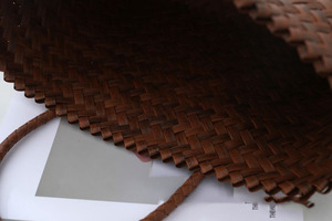 <span class=keywords><strong>Borse</strong></span> a tracolla con manico in tessuto finto portatile di bambù - Product Image 3