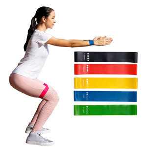 5teiliges Heimtraining Fitness-Gruppen-Breitband-<span class=keywords><strong>Set</strong></span> Übung Yoga-Schleifen Mini-Widerstandsbänder-<span class=keywords><strong>Set</strong></span> mit Tragetasche - Product Image 6