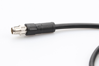 Connecteur de capteur circulaire M8 à 3 broches, type câble de soudage installable sur site, prise mâle/femelle, étanche pour assemblage industriel
