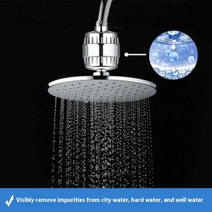 Européen américain 20 couches 15 niveaux filtre de douche domestique 15 niveaux purificateur d'eau de bain résiduel accessoire de <span class=keywords><strong>robinet</strong></span> de salle de bain - Product Image 4