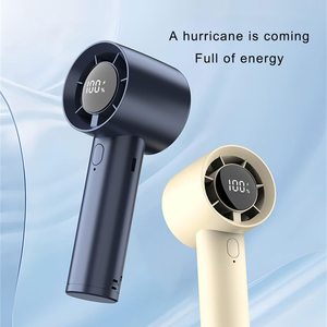 Hot Sale High-Speed USB <b>Mini</b> Portable Desktop and Handheld <b>Fan</b> with Digital Display for Outdoor Use - Product Image 3