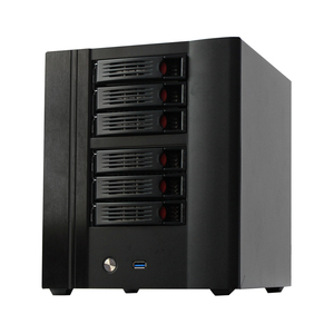 Carcasa NAS <span class=keywords><strong>de</strong></span> 6 Bahías para Discos Duros con Intercambio en Caliente, Carcasa <span class=keywords><strong>de</strong></span> Servidor, Sistema Barebone que Incluye RAM, CPU y SSD - Product Image 2