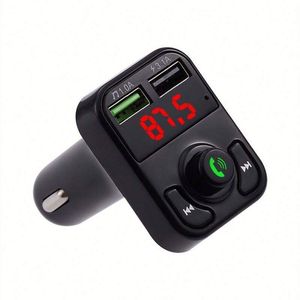 Chargeur de voiture X3 2 ports 3.1a double USB avec écran LCD 12-24v Lecteur MP3 de voiture Chargeur rapide sans fil Transmetteur FM Adaptateur - Product Image 1