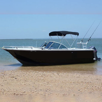 Bateau de pêche sportive de 5 m, 6 places, bateau à coque ouverte, bateau en aluminium chinois en promotion