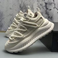 Chaussures pour hommes, nouvelles, à semelle épaisse, résistantes à l'usure, avec coussin d'air, respirantes et polyvalentes, en maille, couleur unie, résistantes à la saleté, chaussures décontractées