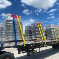 Protection d'angle robuste en plastique pour système de bâche de camion à plateau et sangles de cargaison
