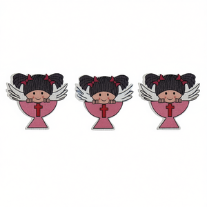 Patchs d'anges pour filles de 3,5 cm, 12 pièces, décoration religieuse pour filles - Product Image 2