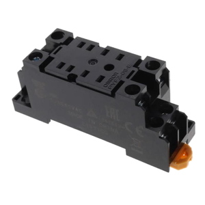 Base de relé bipolar montado en riel DIN, conexión eléctrica estable, diseño bipolar de relé de montaje en riel Din, PTFZ-08-E - Product Image 2