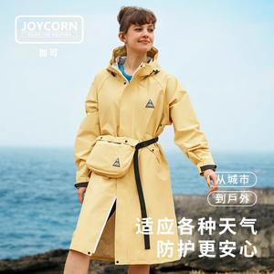 Impermeable Joycorn de Longitud Media para Adultos, Ropa Impermeable y Cortavientos para Viajes al Aire Libre con Cinturón y Bolsillos - Product Image 1