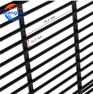 वेल्डेड पैनल 358 गर्म डुबकी गैल्वेनाइज्ड पाउडर लेपित पाउडर 358 लेपित किया गया पाउडर विरोधी चढ़ाई सुरक्षा बाड़ को स्पष्ट दृश्य जाल जेल बाड़ लगाना - Product Image 4