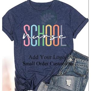 Camiseta Casual con Estampado <span class=keywords><strong>de</strong></span> Bandera Floreciente para Mujer, <span class=keywords><strong>Ropa</strong></span> <span class=keywords><strong>de</strong></span> Boutique <span class=keywords><strong>al</strong></span> <span class=keywords><strong>por</strong></span> <span class=keywords><strong>Mayor</strong></span>, Fabricantes <span class=keywords><strong>de</strong></span> <span class=keywords><strong>Ropa</strong></span> para Mujer - Product Image 5