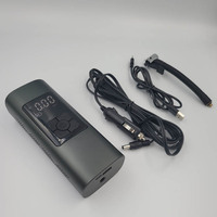 Compresseur d'air portable mini Boxag, gonfleur de pneus de voiture, pompe à pneus avec pression préréglée, pompe à pneus avec lumière LED pour ballon et voiture