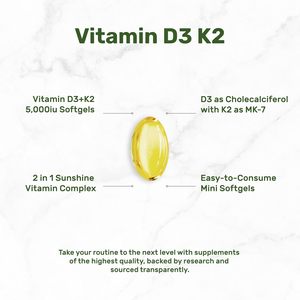Softgel di Vitamina per la Salute delle Ossa per Adulti Personalizzati, Migliorano la Salute Immunitaria, Softgel di Vitamina <span class=keywords><strong>D3</strong></span> K2 - Product Image 6