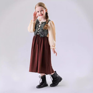 Disfraz de Cerveza Alemana para Niños y Niñas, Conjunto de Sombrero y Disfraz para Actuaciones Escénicas y Culturales, Algodón, Primavera 2025 - Product Image 3