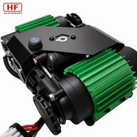 Pompa Kompresor Udara Portabel Haifeng HF CKMTA12 /24 Silinder Ganda 150PSI Heavy Duty 4x4 untuk Pengisian Ban Mobil Offroad