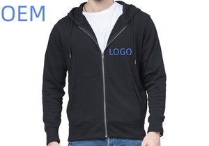 Clothing Manufacturers Wholesale High Quality Unisex Custom Oversize OEM Mens Blank <b>Sweatshirts</b> Hoodies Custom Zip up Hoodie - Product Image 4