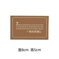Étiquette en PU gaufrée de nouveau type, patch/étiquette/badge pour vêtements, pour denim et cuir, pour vêtements