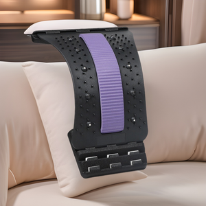 Masajeador de cintura con cojín de soporte lumbar y cabezales de masaje con percusión para alivio de la espalda y corrección de la postura - Product Image 1