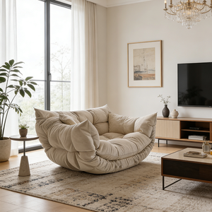 Poltrona Lounge Oversize Comoda, Reclinabile Imbottita per Camera da Letto, Divano Ergonomico per Lettura e Relax, Seduta Morbida per <span class=keywords><strong>Arredamento</strong></span> Casa - Product Image 3