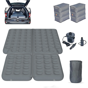 <span class=keywords><strong>Matelas</strong></span> <span class=keywords><strong>gonflable</strong></span> portable OEM personnalisé pour SUV avec oreillers et pompe, doux, floqué, imperméable pour les voyages en voiture et le camping en extérieur - Product Image 1