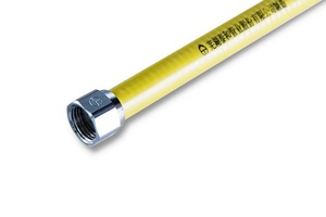 Di alta qualità <span class=keywords><strong>flessibile</strong></span> rivestito in PVC in <span class=keywords><strong>acciaio</strong></span> inox corrugato tubo del <span class=keywords><strong>Gas</strong></span> JIS Standard piegato tubo industriale giallo saldato <span class=keywords><strong>Gas</strong></span> naturale - Product Image 3