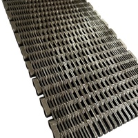 Cadena de rodillos silenciosa de acero inoxidable con doble capa protectora, resistente a altas temperaturas, antipinchazos, antideslizante, para transporte de botellas de vidrio.