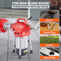 Machine de nettoyage de drain sectionnelle - Vis sans fin à alimentation manuelle pour les blocages de tuyaux
