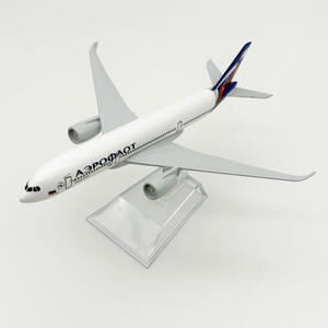 Modelo de Avión de Metal Fundido a Presión de 16 cm de Aeroflot Russian Airlines <span class=keywords><strong>Airbus</strong></span> <span class=keywords><strong>A350</strong></span> con Soporte - Product Image 5