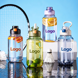 PC Outdoor Sports Water Bottle Portable Large Capacity Minimalist Heat Resistant <b>Straw</b> <b>Plastic</b> <b>Cup</b> OEM ODM - Product Image 1