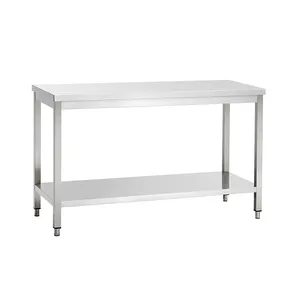 Food Grade Material Restaurant Work Tables Work Table Stainless Steel Industrial Work Table