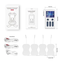 Appareil TENS EMS 2 canaux, 25 modes, machine de thérapie pour soulager la douleur, masseur TENS rechargeable pour la thérapie de la douleur du corps, des bras et des jambes