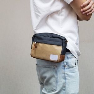 <span class=keywords><strong>Borsa</strong></span> a Tracolla da <span class=keywords><strong>Uomo</strong></span> in Nylon di Qualità con Logo Personalizzato, Stile Vintage, Fondo in PU, per Viaggi e Attività all'Aperto - Product Image 5