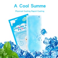 Personnalisation Patch de refroidissement antipyrétique hydrogel pour soins de santé pour bébés et adultes Patch de refroidissement par gel de glace