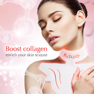 Mascherina per la terapia del collo a Led luce rossa portatile 660nm maschera per terapia a luce rossa per il trattamento <span class=keywords><strong>Anti</strong></span> invecchiamento del collo - Product Image 3