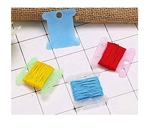 Support de rangement pour point de croix, plateau en plastique pour enrouler le fil à coudre, carte organisatrice pour bobines de fil à broder et fil artisanal - Product Image 2