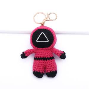 Colgantes de punto hechos a mano populares transfronterizos, bolsos de muñeca de hilo tejido, adornos, muñecos de juego creativos de punto terminados - Product Image 4