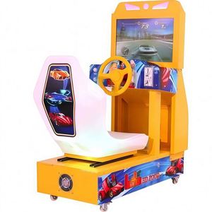 Machine de jeu de course de voitures pour enfants, simulateur de conduite à monnayeur pour aire de jeux intérieure - Product Image 3