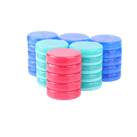 Pièces de jeu de remplacement durables de puces de backgammon en résine de luxe pour jeux de société intérieurs enfants