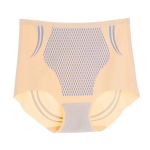 Bragas De Cintura Alta para mujer, levantador De glúteos, cuerpo De moldeador, bragas De Control, ropa interior posparto, bragas finas De seda helada De cintura alta - Product Image 1