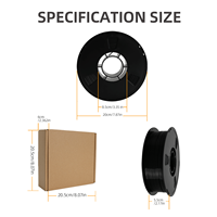 Filament PETG Yosoo 1,75 mm 1 kg 0,02 mm Haute résistance Imprimante 3D 220-260°C Direct usine