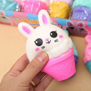 Squeezing Rabbit Ice Cream, Pinching Fun <b>Flour</b>, Relieving Stress, Ventilating Children's Toys, Stress Relieving Tool - Product Image 5
