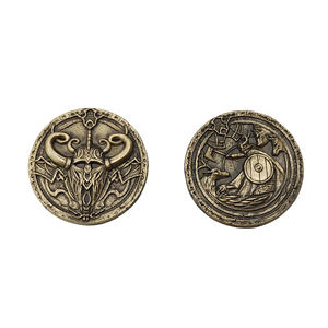 Двухсторонний индивидуальный заказ, оптовая продажа, мелочь, латунный тисненый Токен с логотипом, египетские монеты, монета для принятия решения - Product Image 4