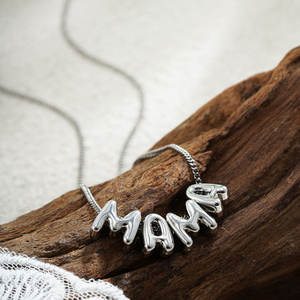 Delicado Collar con Colgante para Mujer, Chapado en Oro PVD de 14k y 18k, Acero Inoxidable 316L, Joyería Fina para el Día de la Madre, Collar para Mamá - Product Image 2