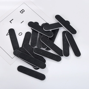 Biểu Tượng Tùy Chỉnh Màu Đen Đôi Bên Hình Tròn 80/100/180 Sanding Số Lượng Lớn Mini Nail Tập Tin Hai Mặt Emery Hội Đồng Quản Trị Màu Đen Đầy Màu Sắc Các Tập Tin - Product Image 1