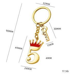 Porte-clés personnalisé en alliage de zinc avec une grande main tenant une <span class=keywords><strong>petite</strong></span> main, cadeau commémoratif pour <span class=keywords><strong>la</strong></span> fête des parents - Product Image 6