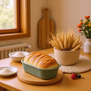 แม่พิมพ์ขนมปังปิ้ง 15 ซม. 20 ซม. 25 ซม. ถาดอบขนมปังรูปสี่เหลี่ยมผืนผ้าแบบไม่ติดกระทะ สำหรับใช้ในครอบครัว ใช้กับเตาอบได้ - Product Image 3