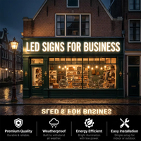 Letrero LED 3D con Logotipo Personalizado, Letrero Comercial con Letras LED 3D, Letrero Acrílico con Logotipo Personalizado para Negocios