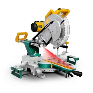 LUXTER 305mm 2000W Sliding Miter Saw Woodworking Cutting top Sliding Miter Saw for Cutting Wood