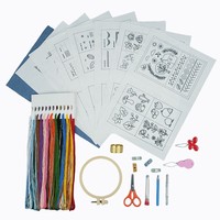 Kit de broderie DIY moderne et simple, style chinois, pour livre de motifs, avec aiguille et fil, souvenir, vente en gros, modèle de luxe A3599